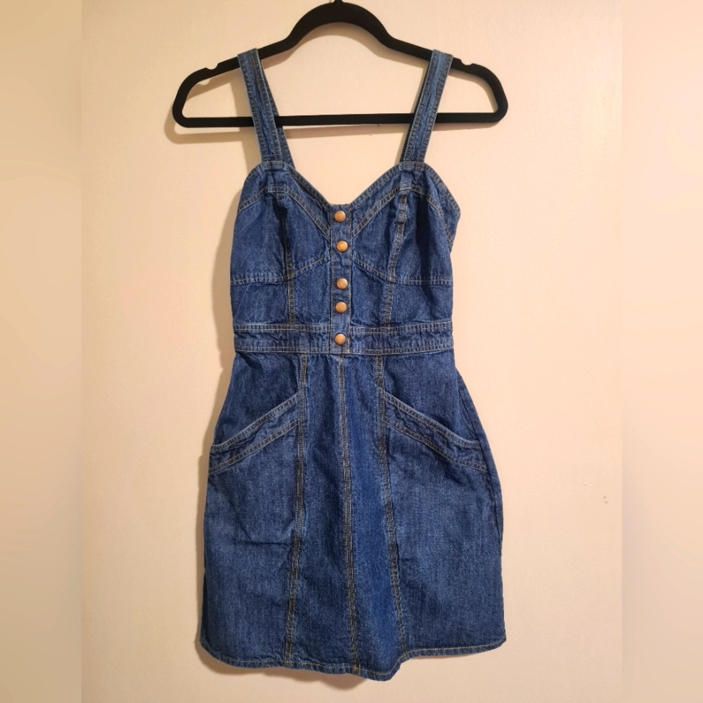 Mini Denim Dress